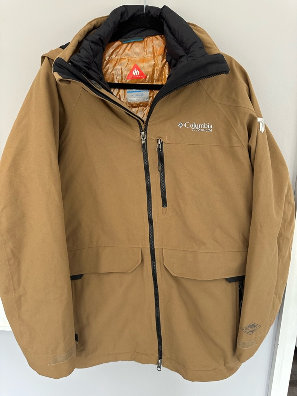 Columbia Titanium Brown Men's Ski & Snowboard Jacket